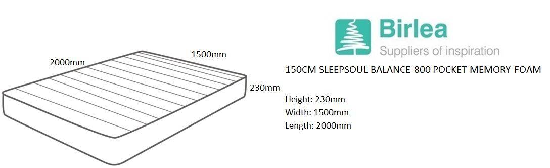SleepSoul 5ft Balance Mattress WITH 2 FREE PILLOWS WORTH €60 - Image 7