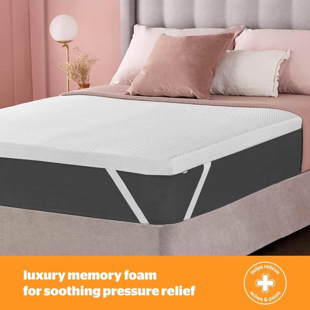 Silentnight Impress Memory Foam Mattress Topper - 5ft King Size - Image 4