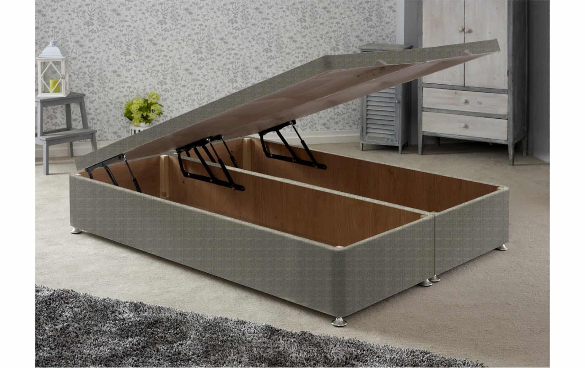 Apollo 4ft Front Opening Ottoman Base in Azzure Fabric - Image 3