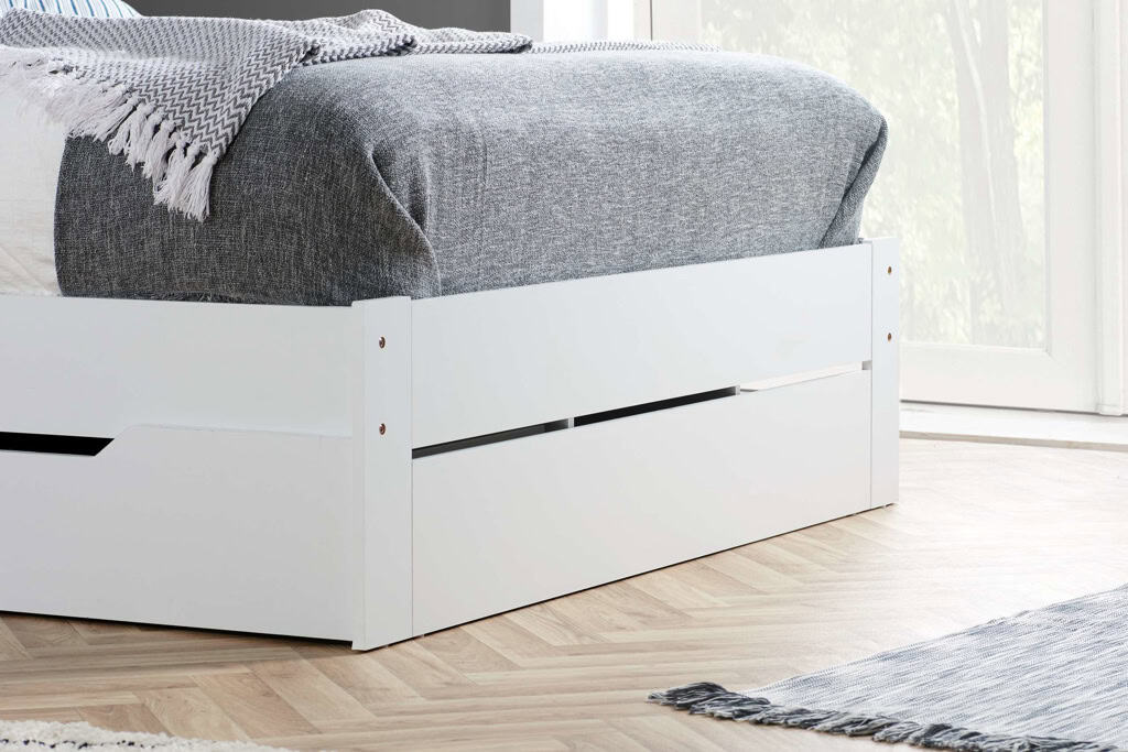5ft Alfie Storage Bed – White - Image 6