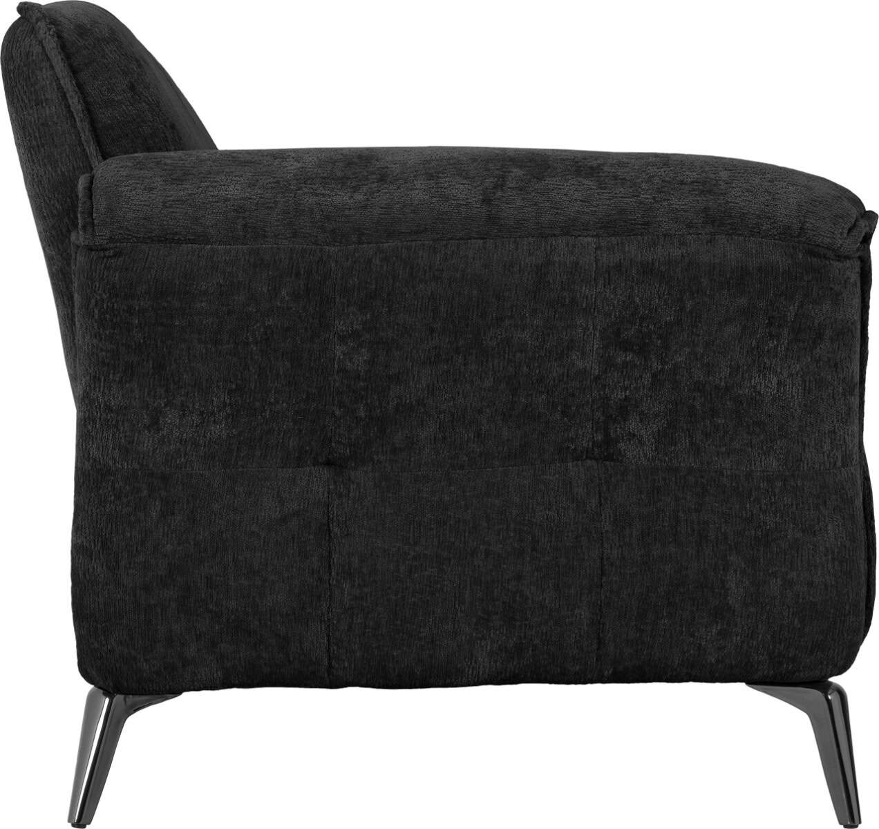 Amalfi Three Seater Sofa - Black - Image 5