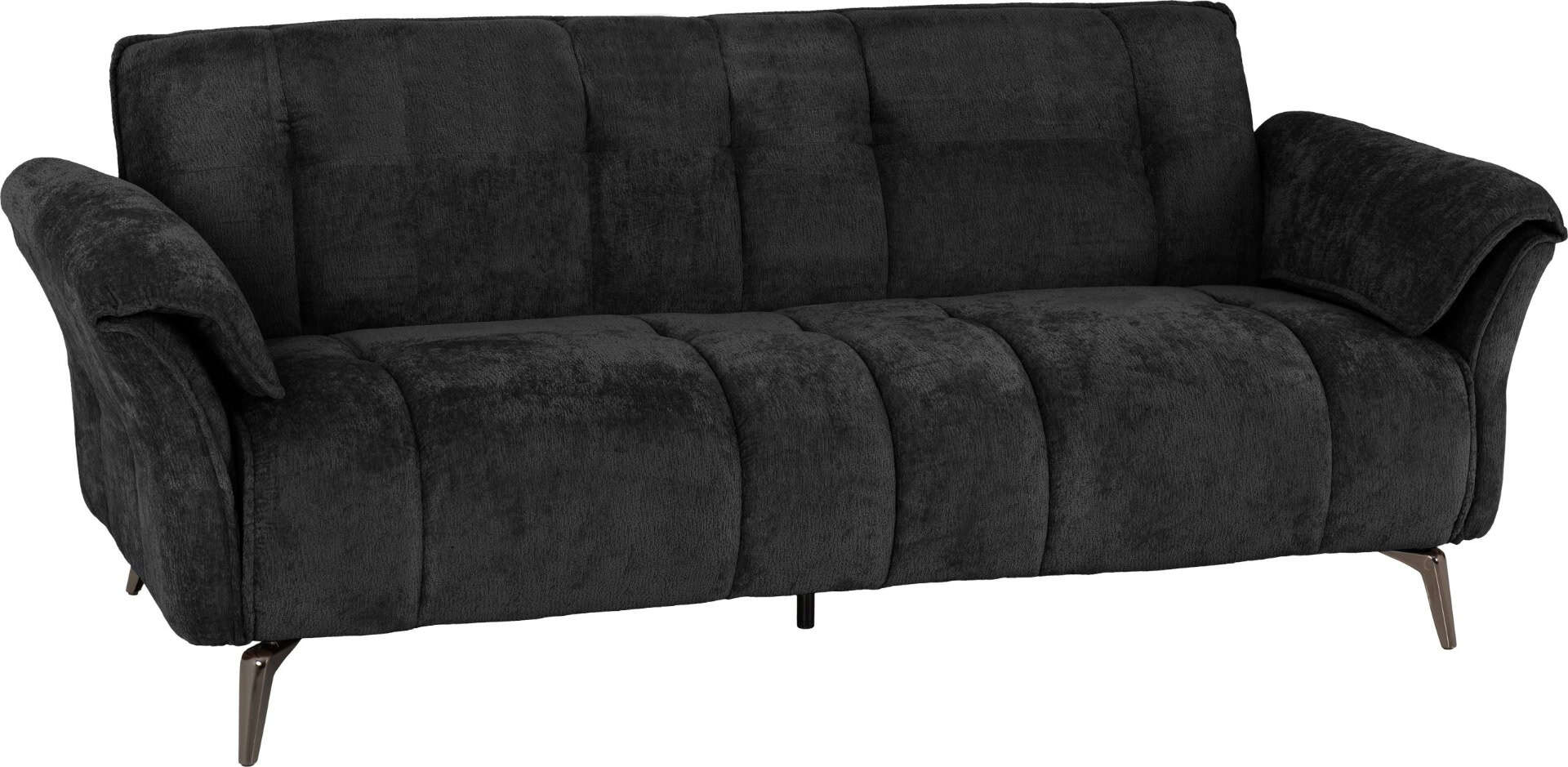 Amalfi Three Seater Sofa - Black - Image 2