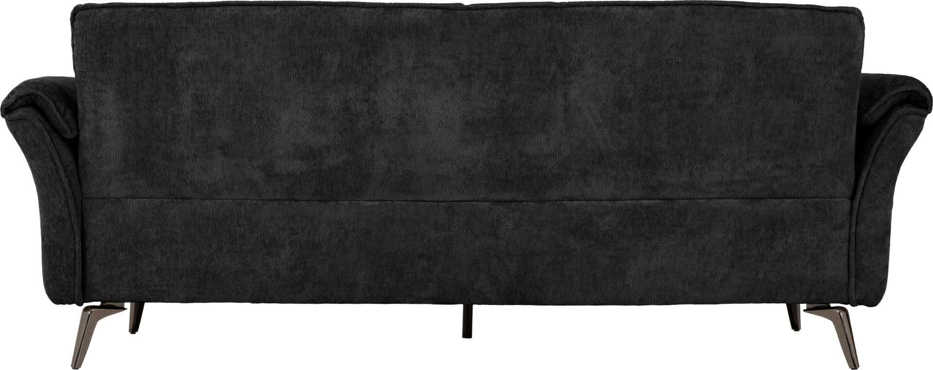 Amalfi Three Seater Sofa - Black - Image 4