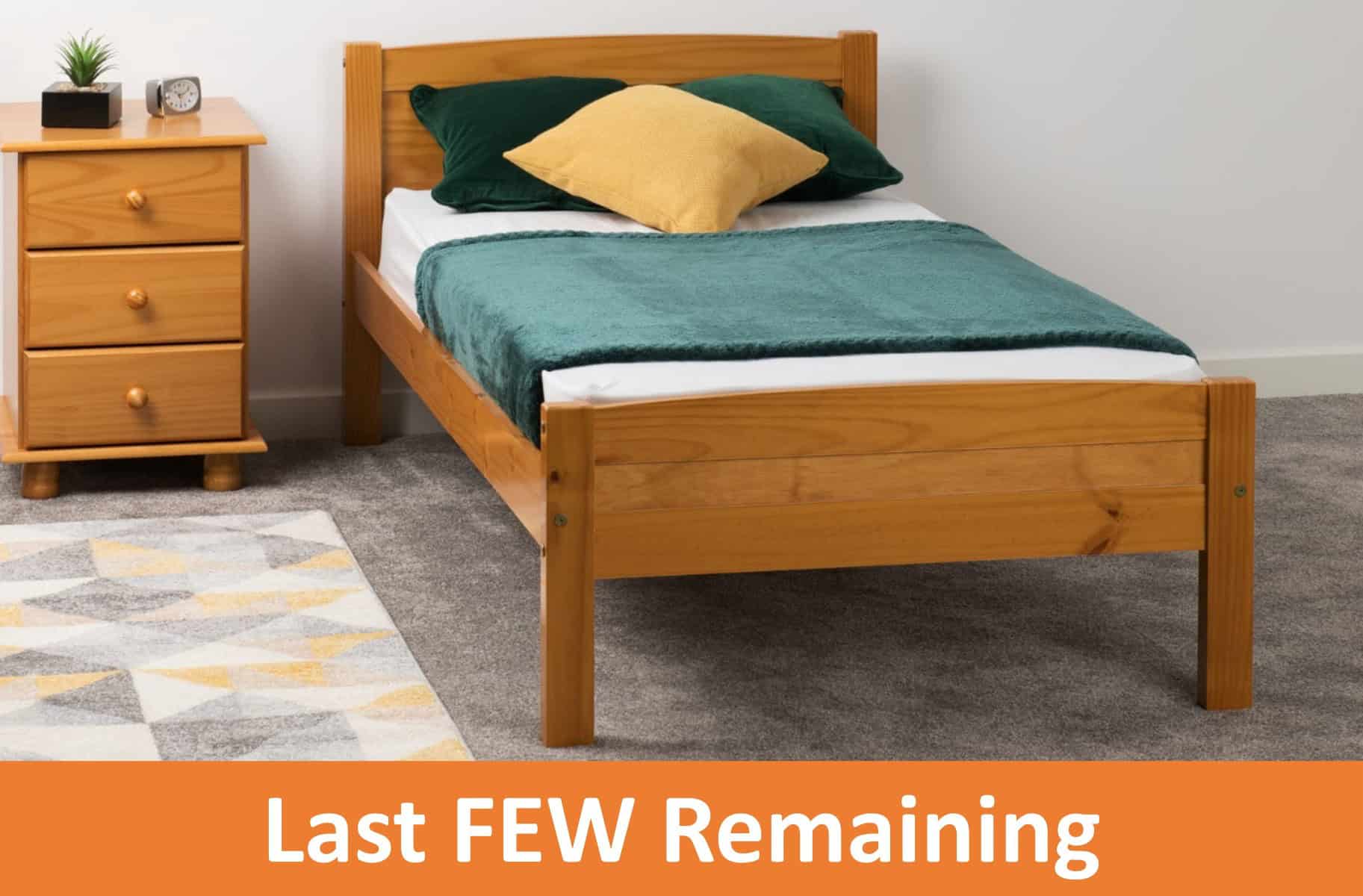 Amber 3ft Bedframe - Antique Pine - Image 8