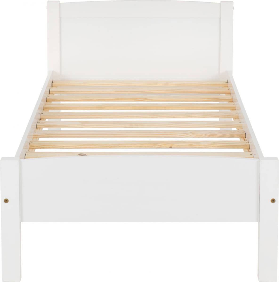 Amber 3ft Bedframe - White - Image 4