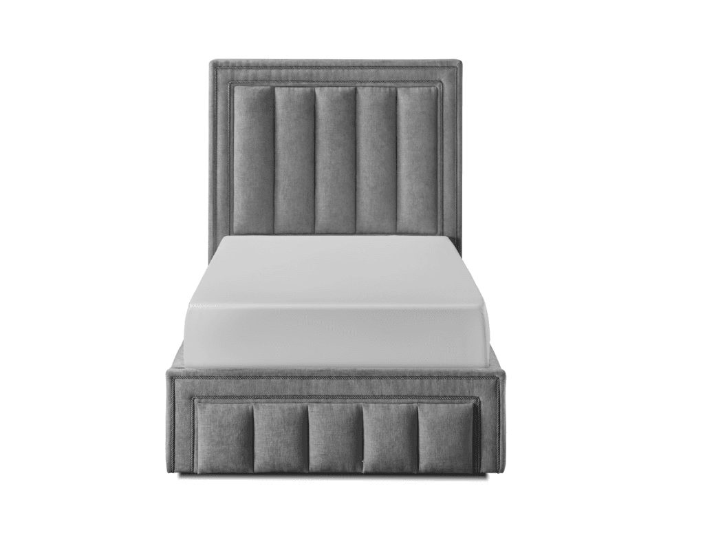 Honey B Amelia 4ft6 Ottoman Bedframe - Grey - Image 3
