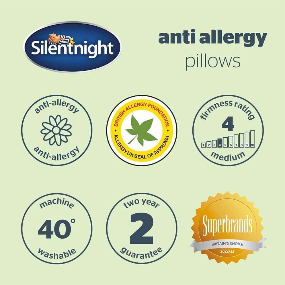 Silentnight Anti-Allergy Pillow (4 Pack) - Image 8