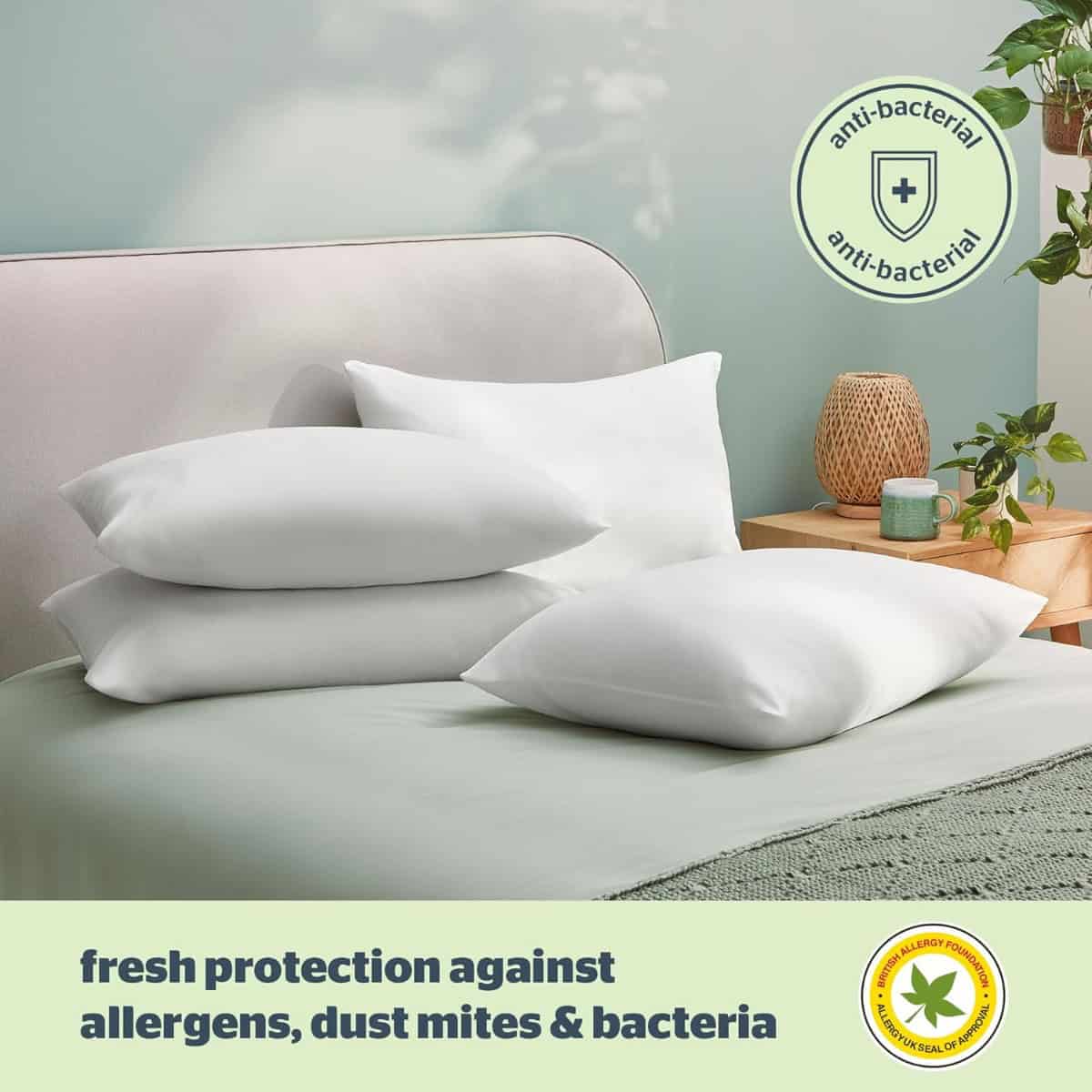 Silentnight Anti-Allergy Pillow (4 Pack) - Image 2