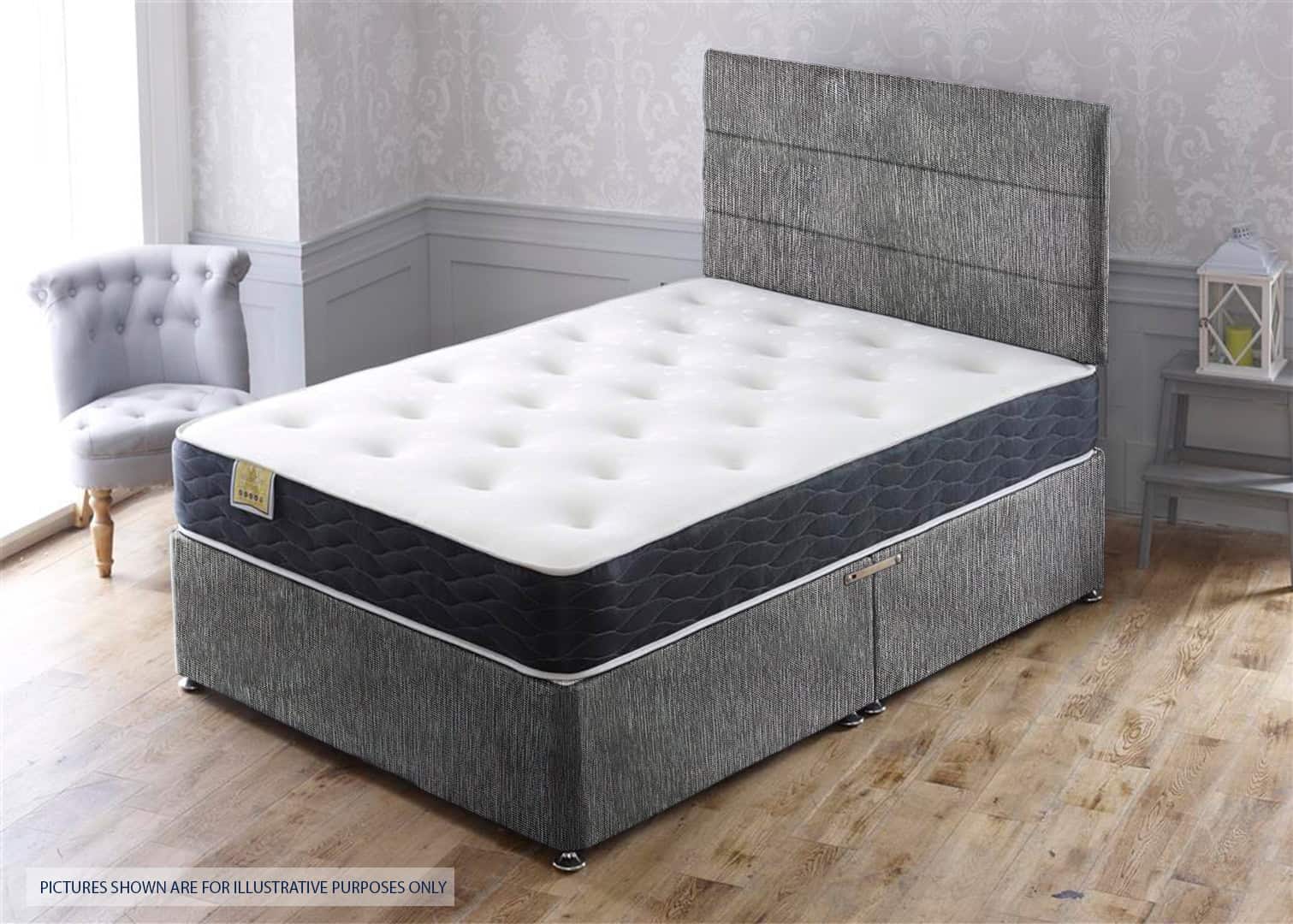 Apollo 4ft6 Ares Memory Bed - House Grey