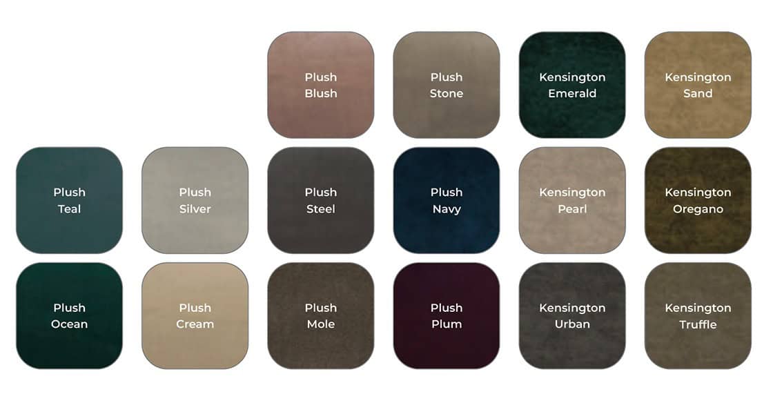 4ft Krystal Tencel 2000 Front Opening Ottoman - Image 4