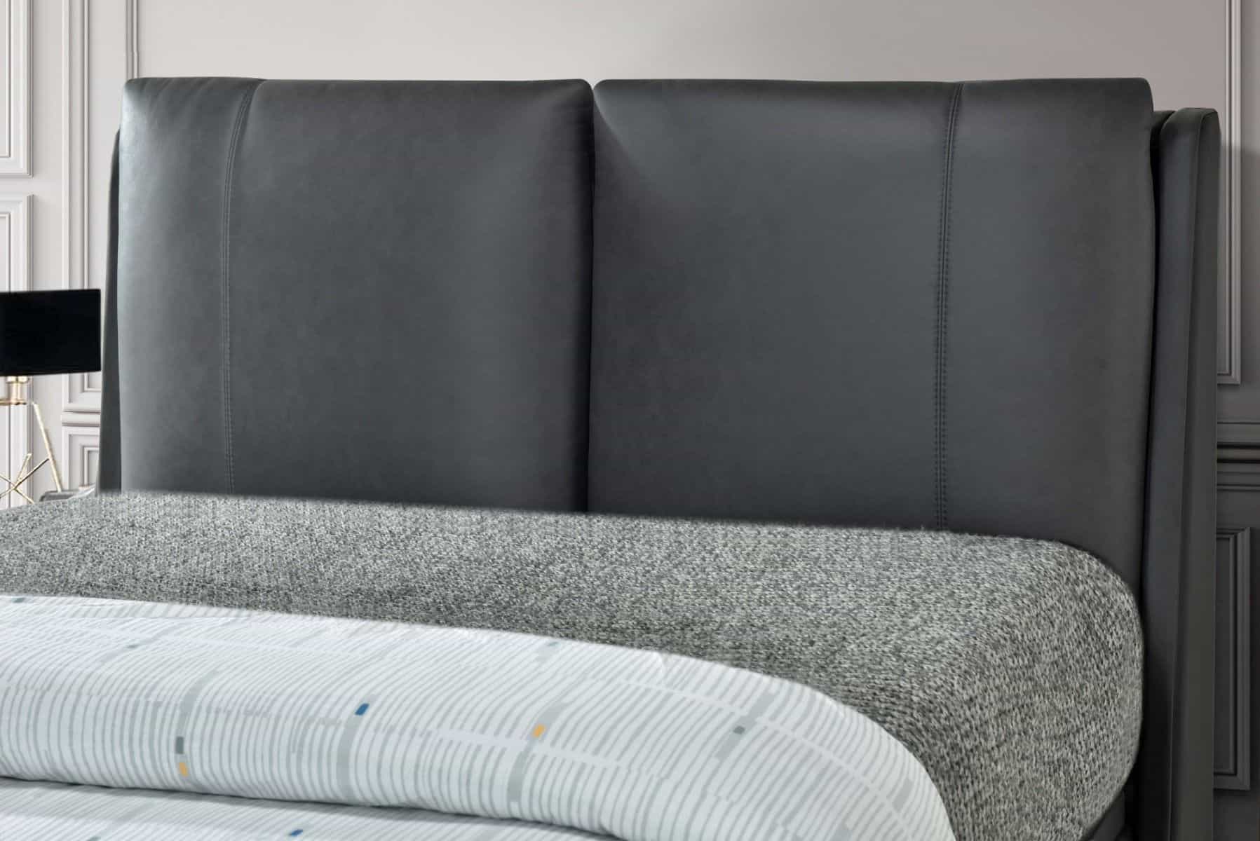 Flintshire 4ft6 Ashleigh Ottoman Bedframe - Grey - Image 5