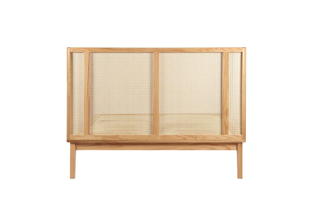 Astrid 4ft6 Rattan Bedframe - Oak - Image 13