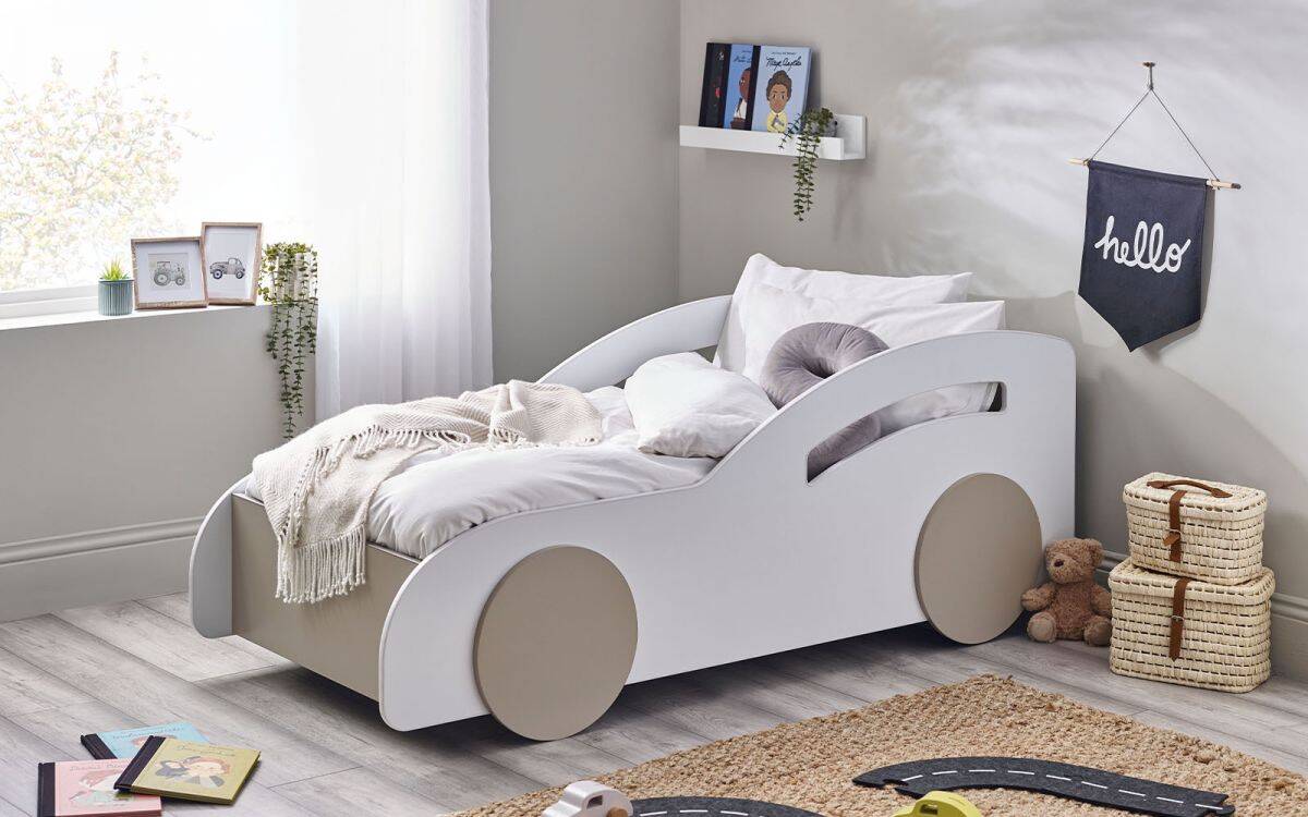 Atlanta Car Bed - White - Image 2