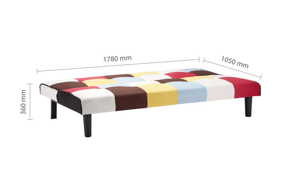 Aurora Sofa Bed - Rainbow Patched - Image 8