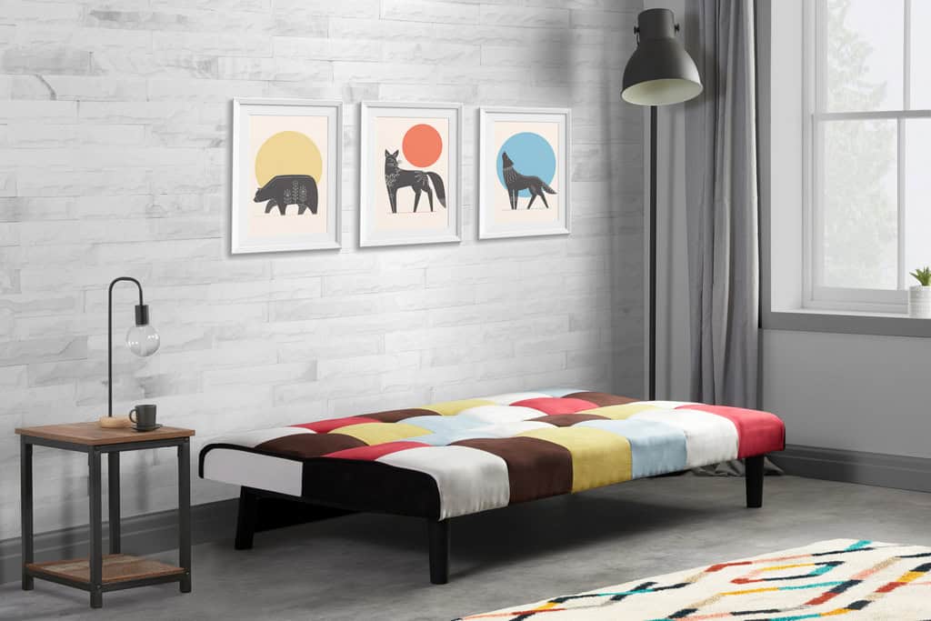 Aurora Sofa Bed - Rainbow Patched - Image 2