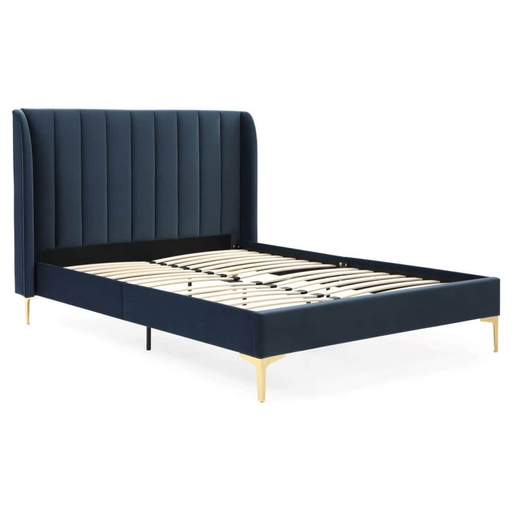 Avery 5ft Bedframe - Ink Blue Velvet - Image 2