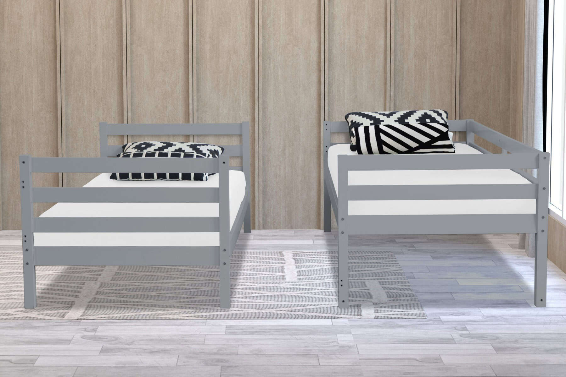 Flintshire Bailey Bunk Bed - Grey - Image 5