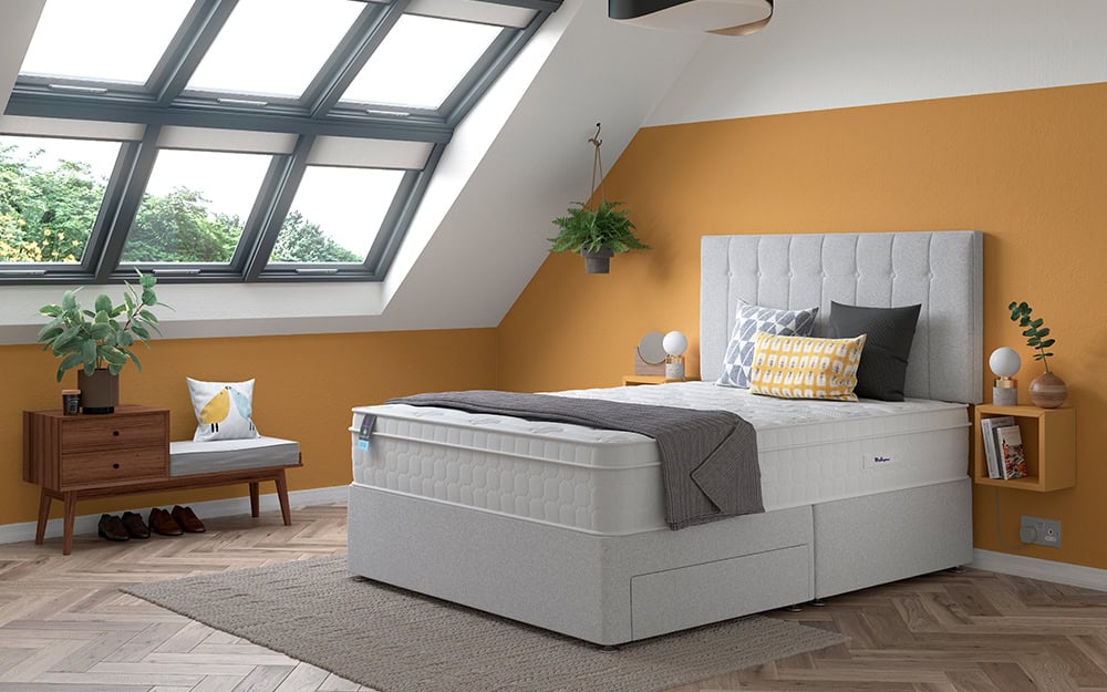 Relyon 4ft Repose Gel Fusion 2800 Divan Bed