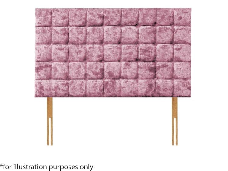 Apollo 5ft Boston Headboard – Glitz Pink