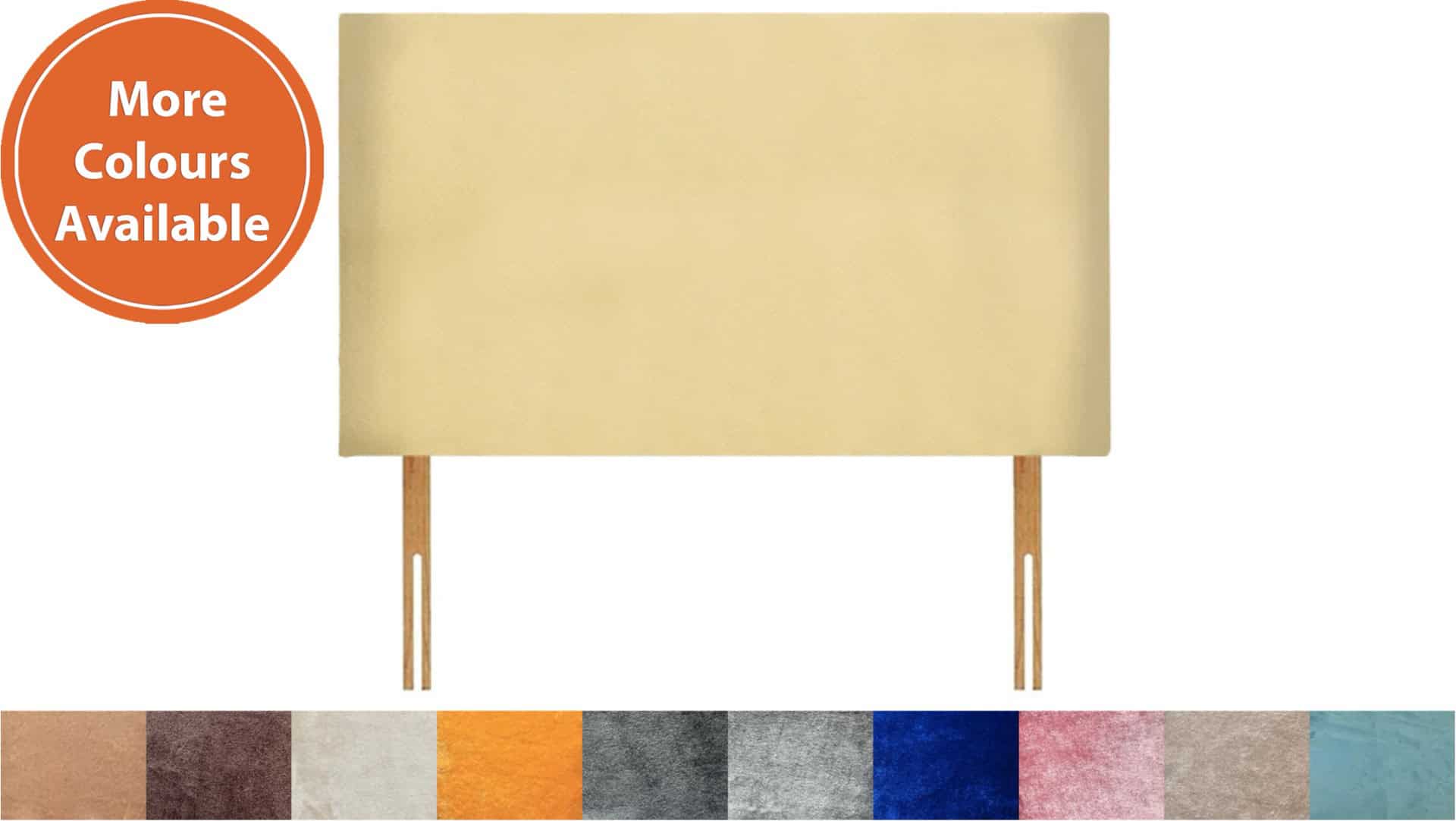 Apollo 3ft Bournemouth Headboard in Velvet Fabric