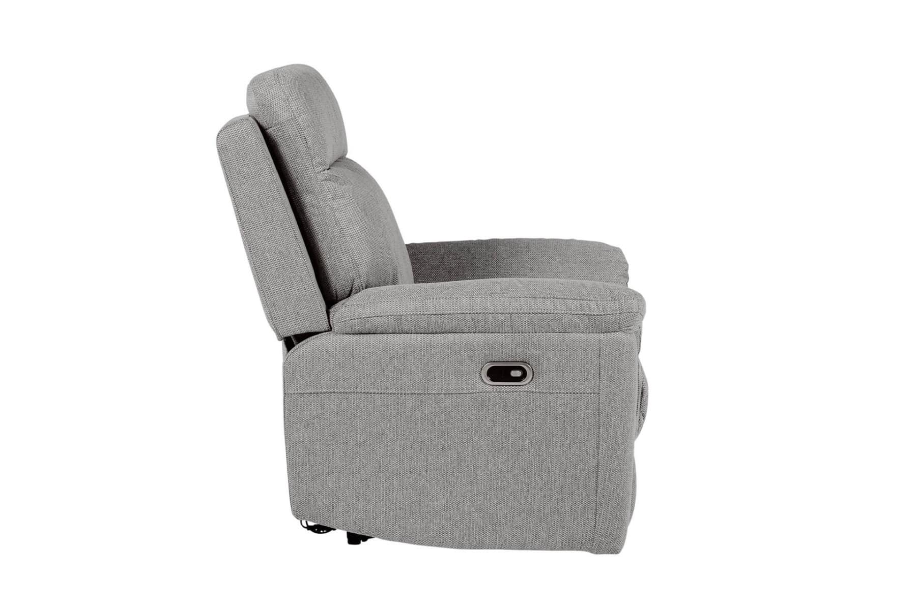 Bowie 1 Seater Electric Recliner - Grey - Image 4