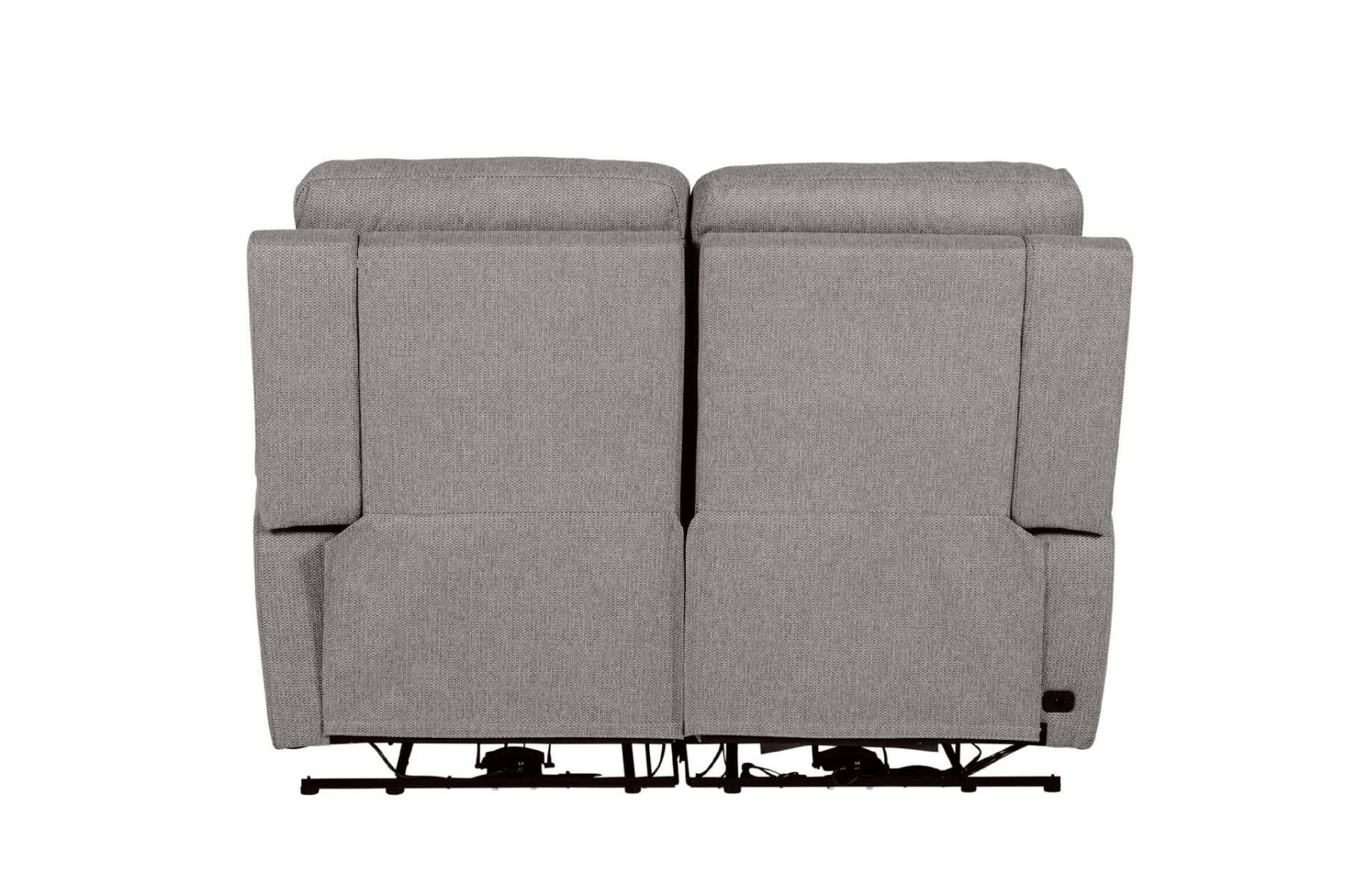 Bowie 2 Seater Electric Recliner - Grey - Image 5