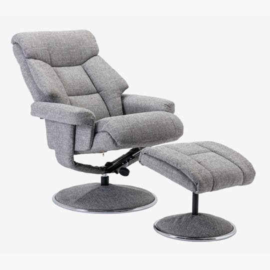 Brentwood Swivel Recliner - Lisbon Rock - Image 2