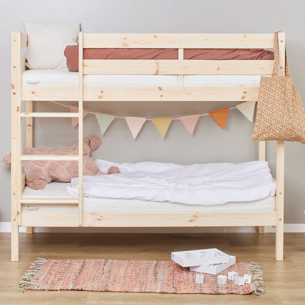 Hoppekids Shorty Bunkbed - Natural - Image 2
