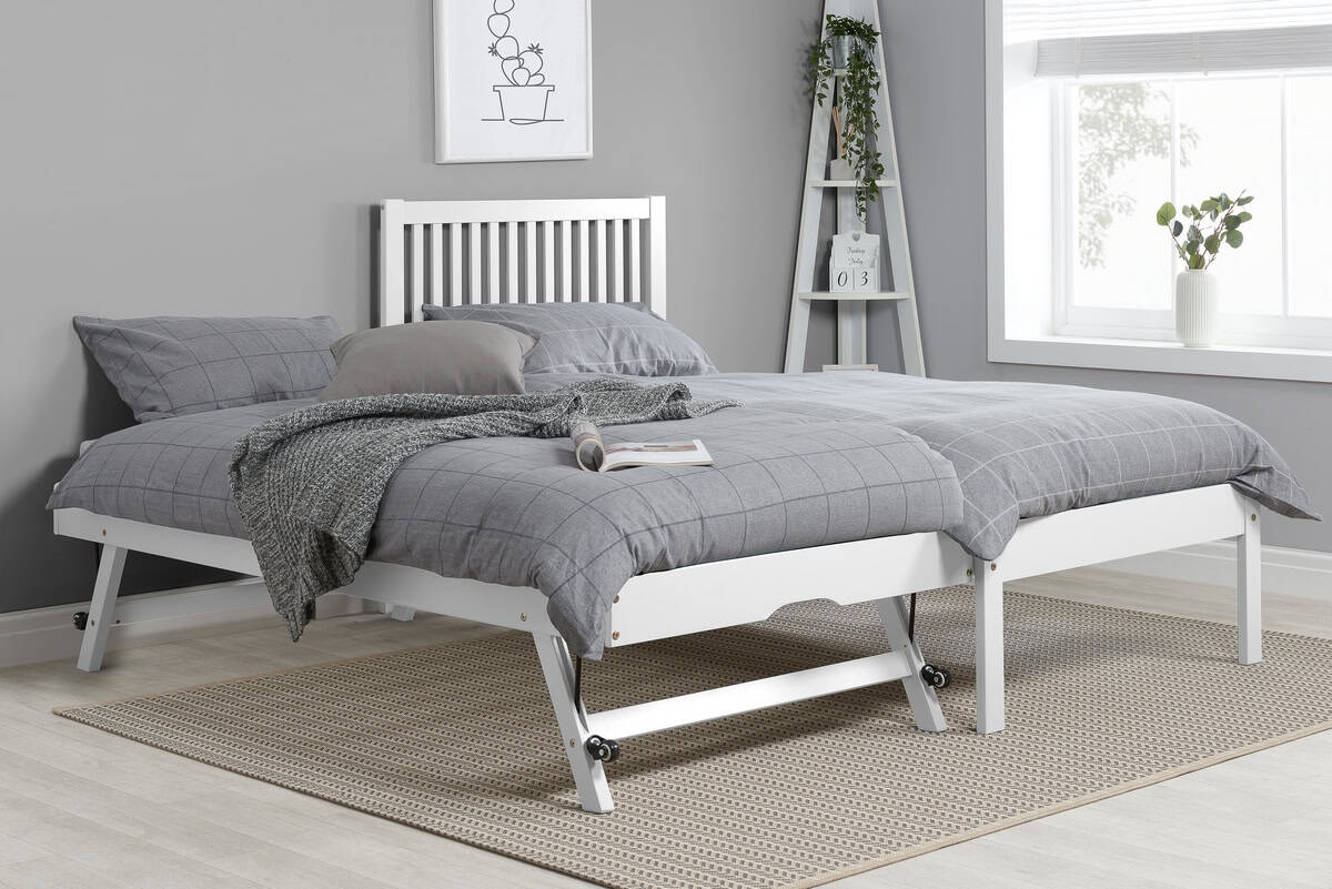 3ft Buxton Bed & Trundle - White - Image 2