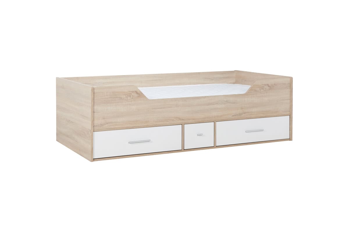 Camden Cabin Bed - White & Oak - Image 2