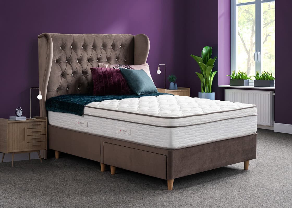 5ft Carter Memory Divan Bed