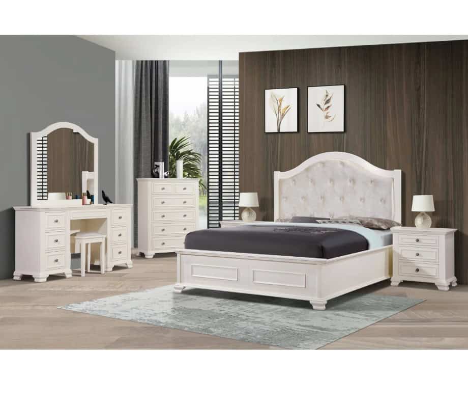 Charlotte 5ft Bedframe - Cream - Image 3