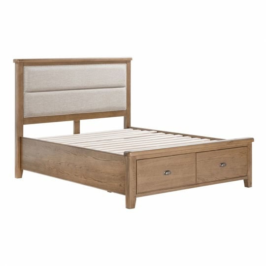 Chatsworth 6ft Bedframe - Oak - Image 2