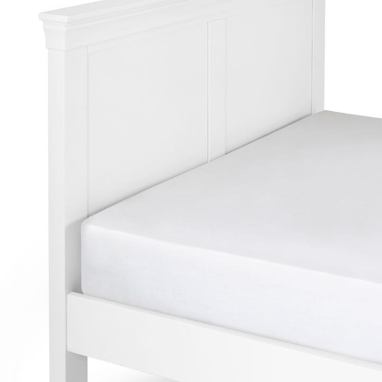 Rochelle 4ft6 Bedframe - Surf White - Image 3