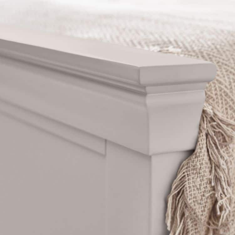 Rochelle 5ft Bedframe - Light Grey - Image 5