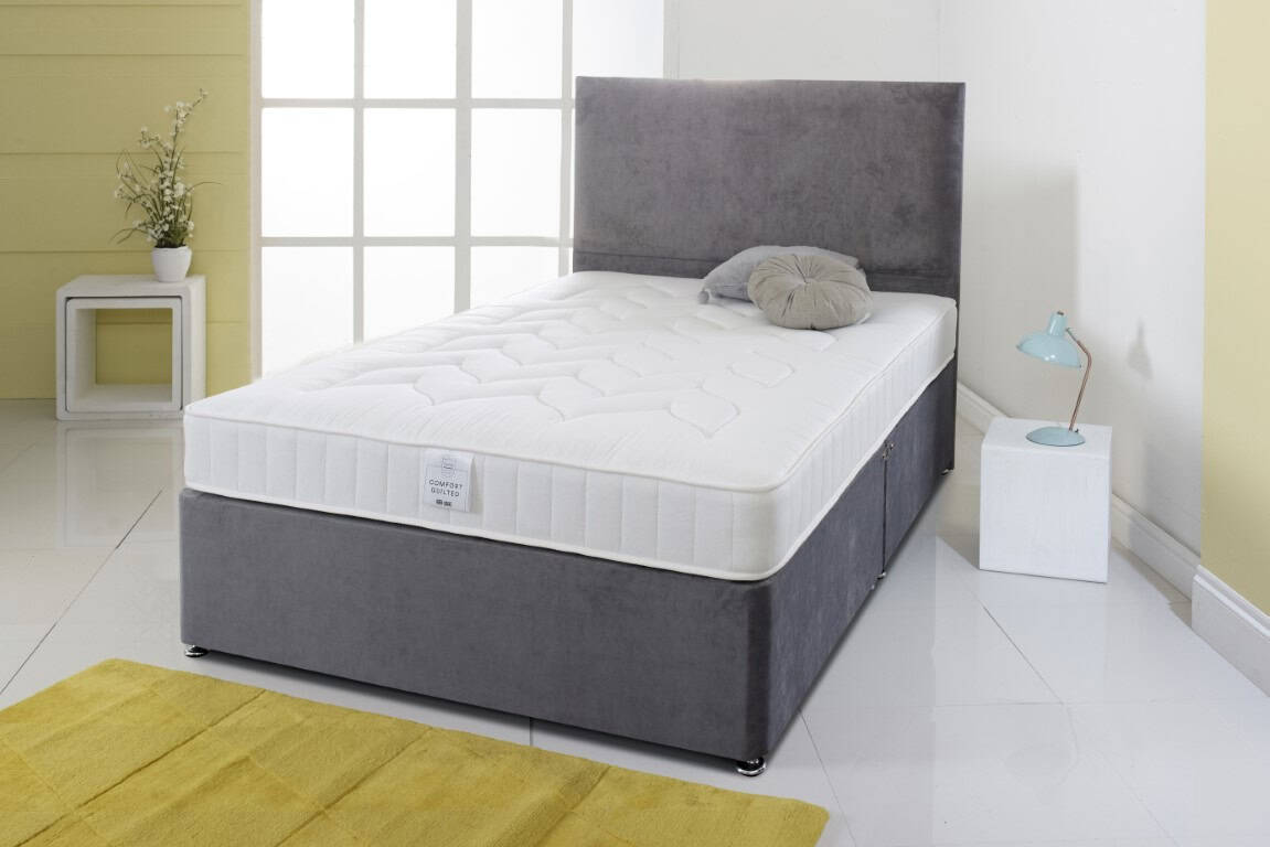 Shire 3ft Comfort Quilted Bed - Image 3