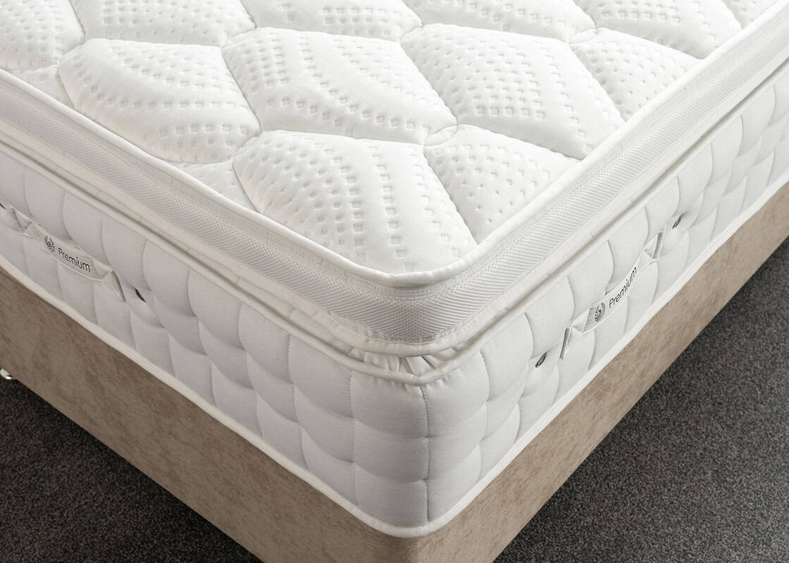 4ft6 Crest Latex 2000 Divan Bed - Image 4