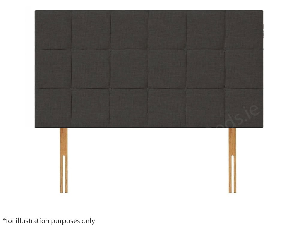 Apollo 4ft6 Croydon Headboard – Azzure Dark Grey