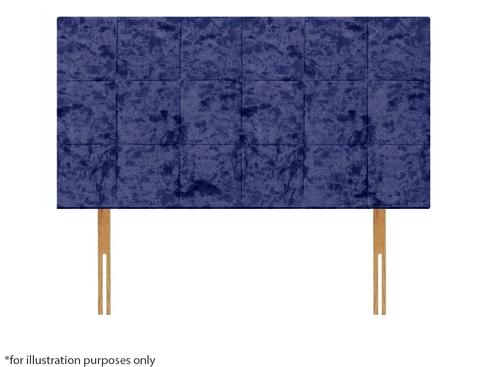 Apollo 4ft6 Croydon Headboard – Glitz Navy