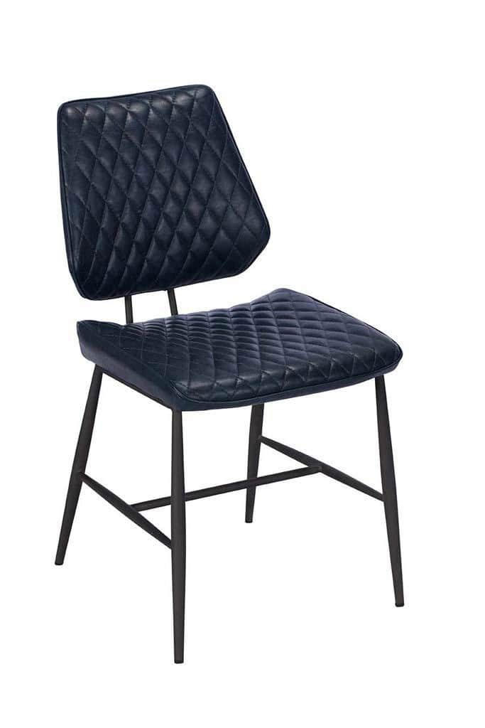 Dalton Dining Chair (Pair) – Dark Blue
