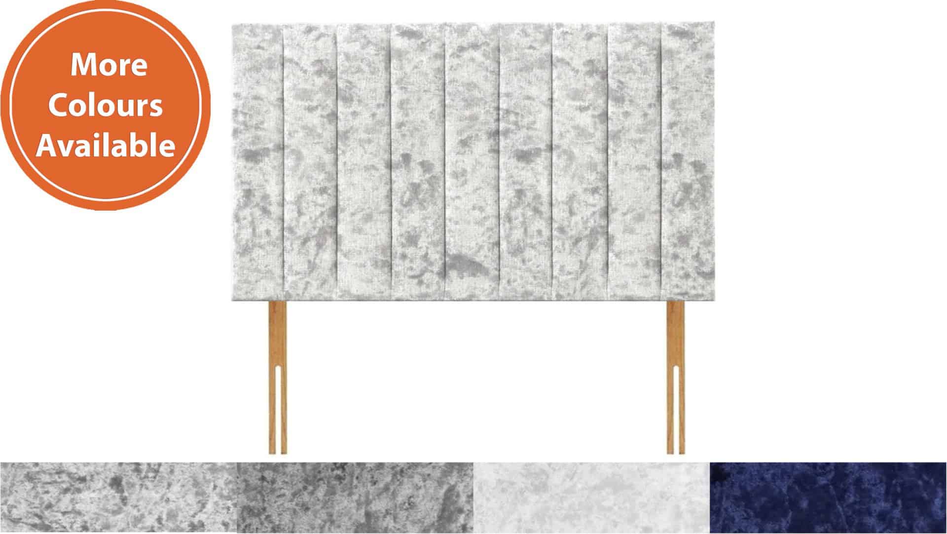 Apollo 5ft Dartford Headboard in Glitz Fabric