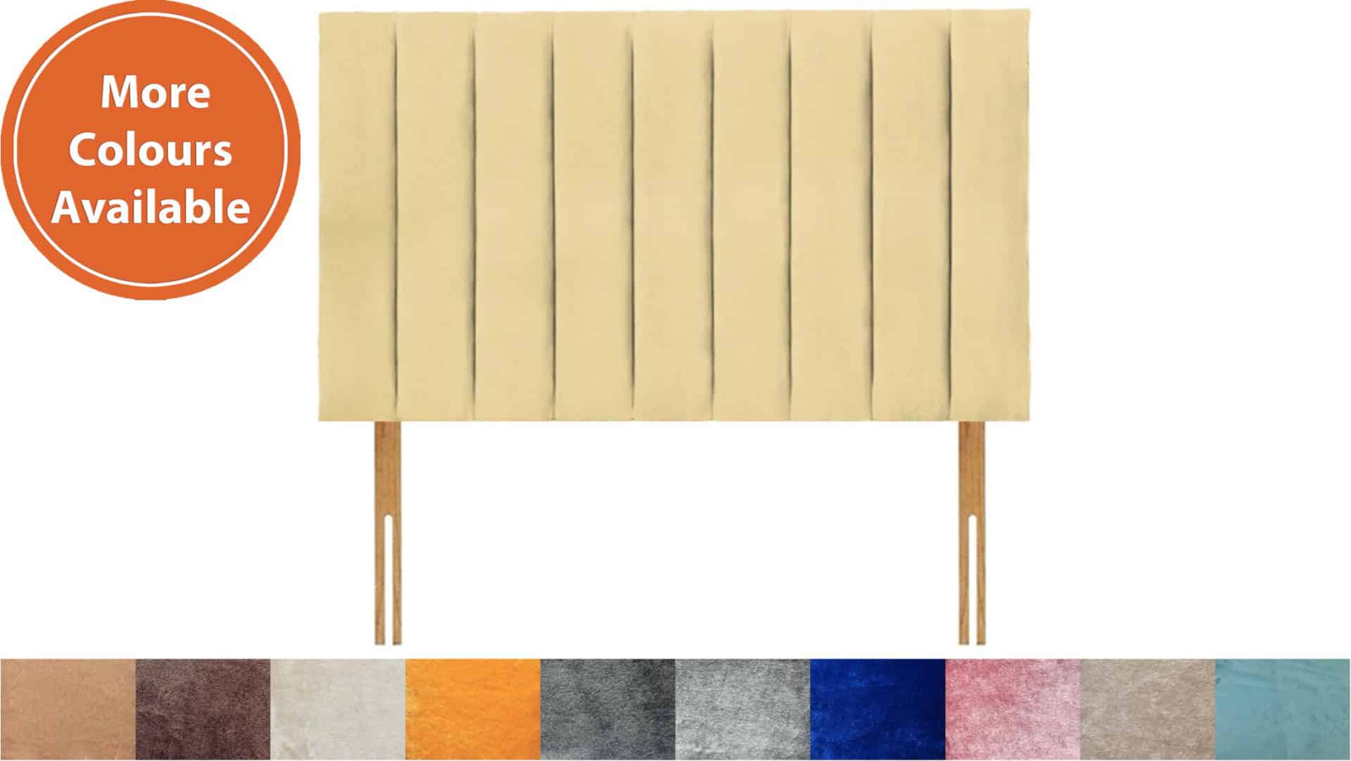 Apollo 5ft Dartford Headboard in Velvet Fabric