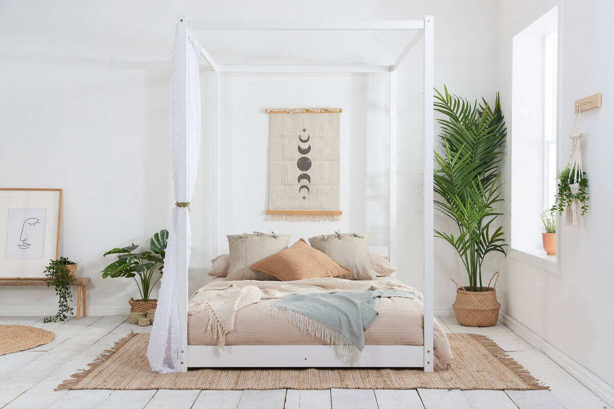 150cm Darwin Bed - White - Image 2