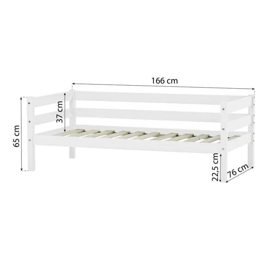 Hoppekids Shorty Daybed - White - Image 3