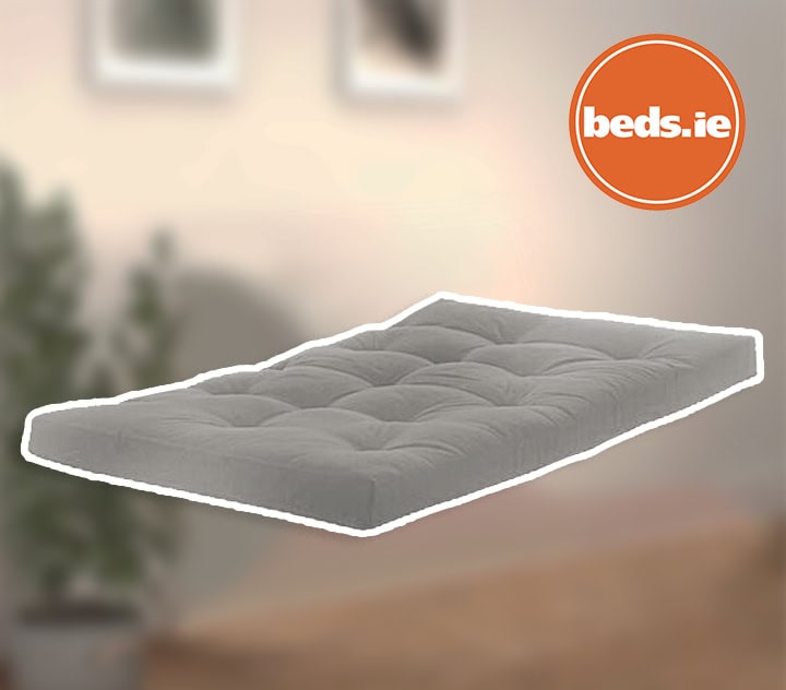 4ft6 Mito Futon Mattress – Light Grey
