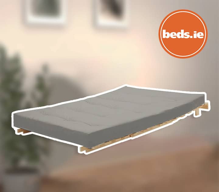 4ft6 Mito Futon Bed with Light Grey Mattress - Image 2