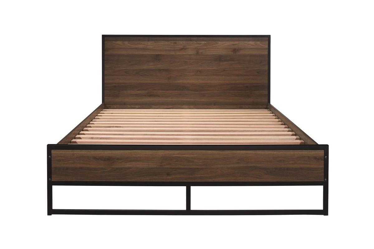 Houston 4ft Bedframe - Walnut - Image 3