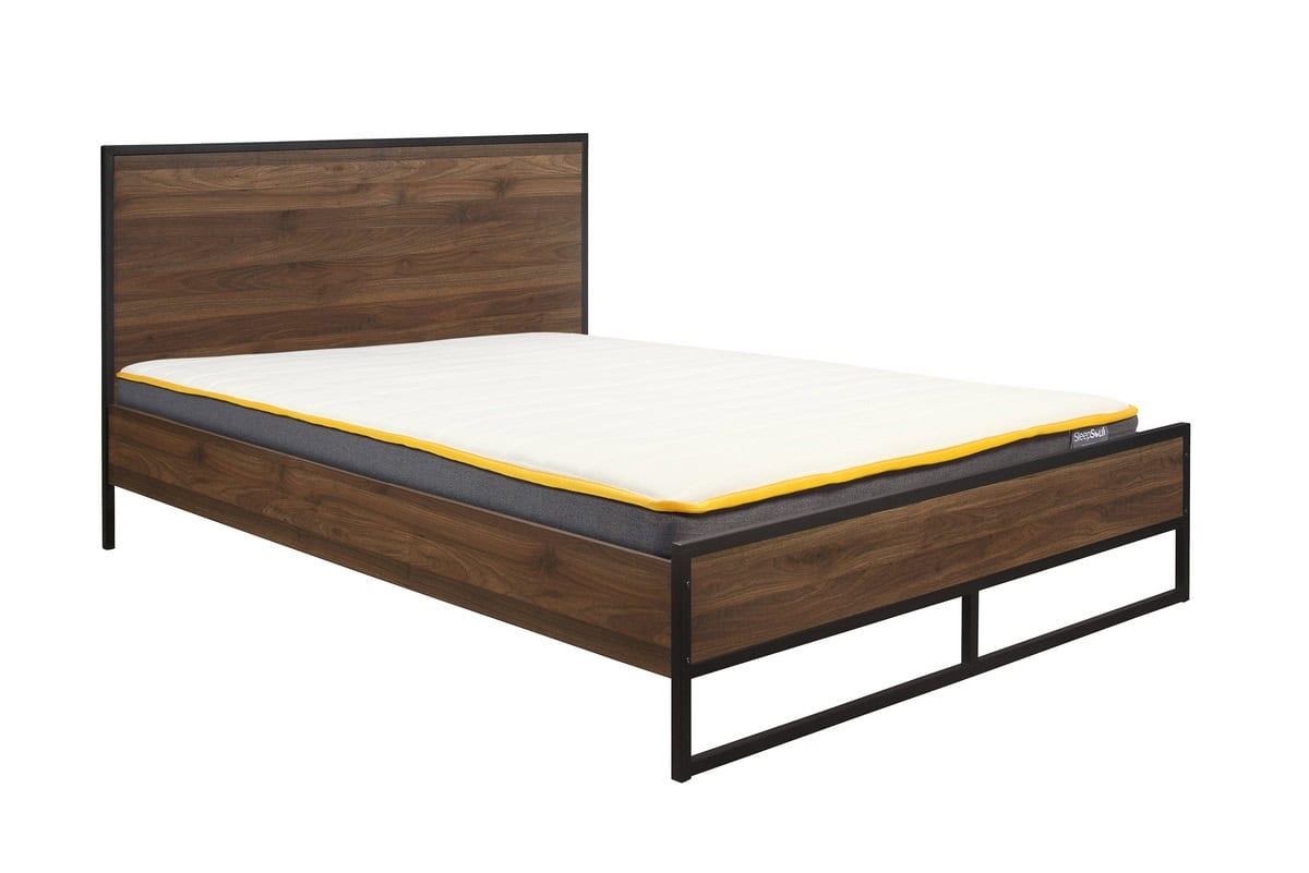 Houston 4ft Bedframe - Walnut - Image 2
