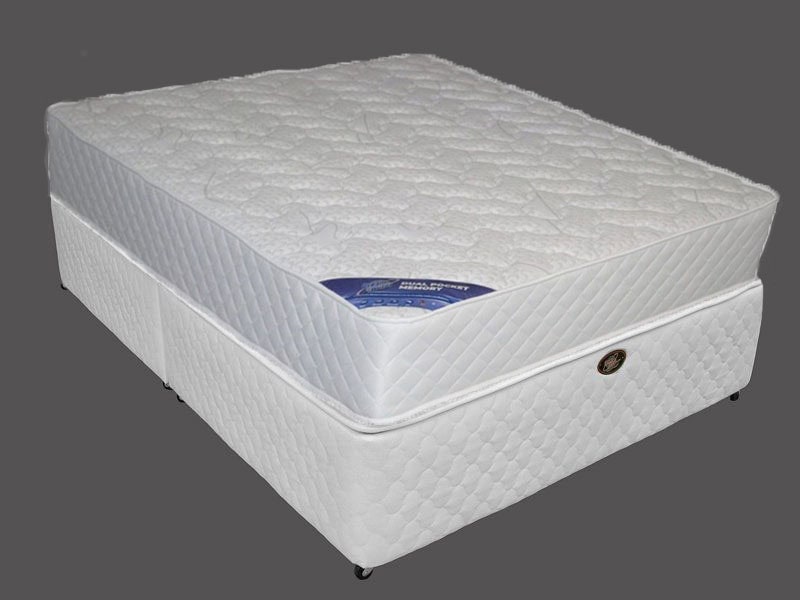 Dreamworld 4ft Dual Pocket Memory Divan Bed