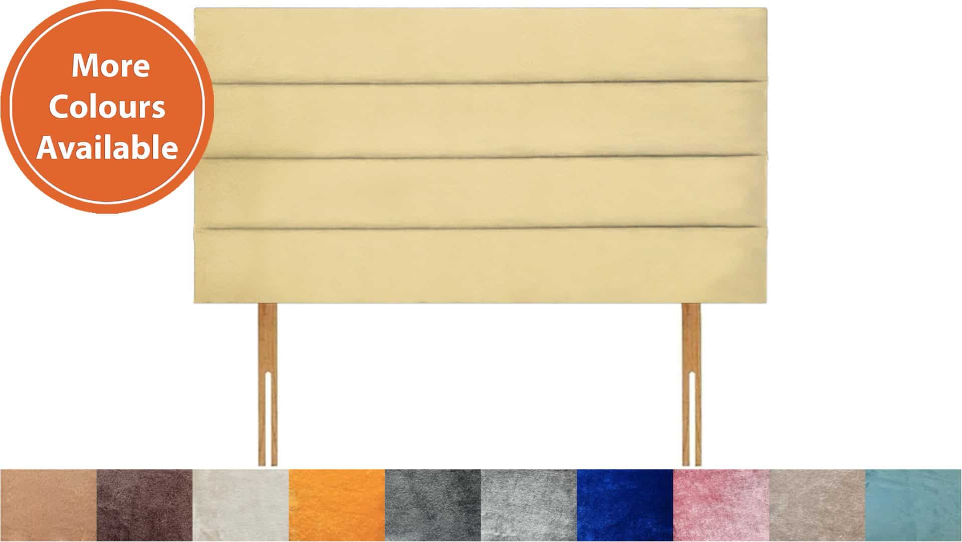 Apollo 5ft Dundee Headboard in Velvet Fabric